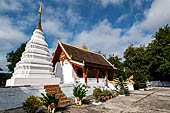 Luang Prabang, Laos. Wat Phonsaat, the temple on the opposite shore of the Nam Khan.